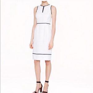 J Crew Factory NWT White Linen Sleeveless Dress